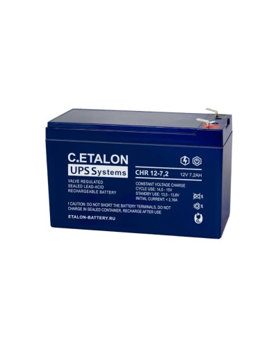 C.ETALON CHR 12-7,2. Аккумулятор герметичный свинцово-кислотный. ETALON в Сочи