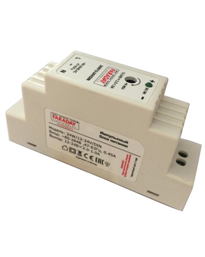 24W/12-24V/DIN. Блок питания. FARADAY в Сочи