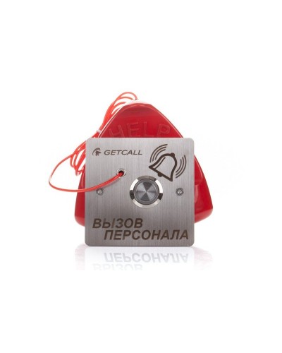 GC-0423B1. Проводная влагозащищенная кнопка вызова со шнуром. GETCALL в Сочи