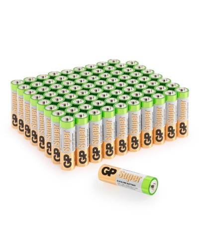 GP Super Alkaline 15A AA (GP 15A-2CRVS80), упак. 80 шт.. Алкалиновые батарейки. GP Batteries в Сочи