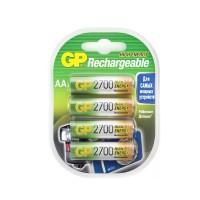 GP 270AAHC AA (GP 270AAHC-2DECRC4), упак. 4 шт.. Перезаряжаемые аккумуляторы. GP Batteries