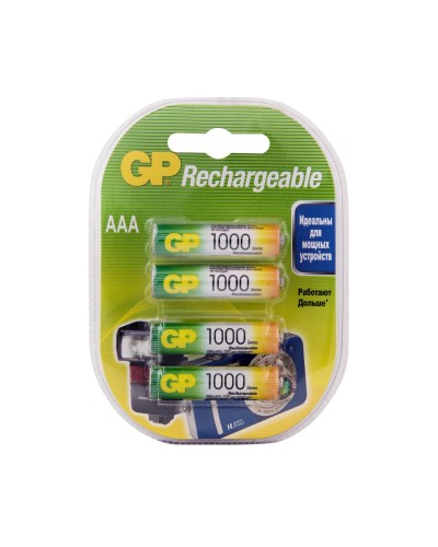 GP 100AAAHC AAA (GP 100AAAHC-2DECRC4), упак. 4 шт.. Перезаряжаемые аккумуляторы. GP Batteries в Сочи