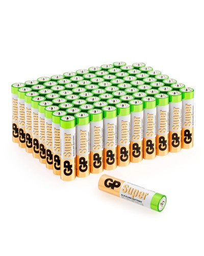 GP Super Alkaline 24A AAA (GP 24A-2CRVS80), упак. 80 шт.. Алкалиновые батарейки. GP Batteries в Сочи