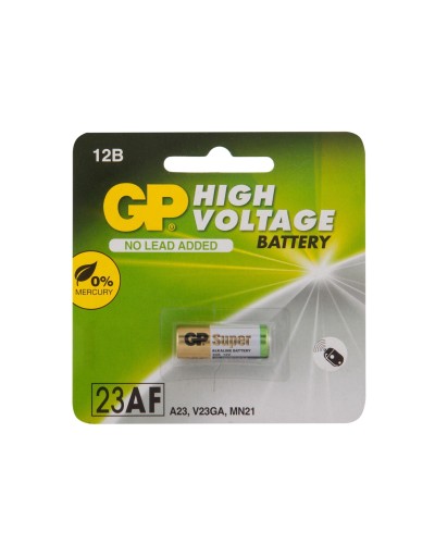 GP 23AF (GP 23AFRA-2F1), БЛИСТЕР. Высоковольтная батарейка 12В. GP Batteries в Сочи