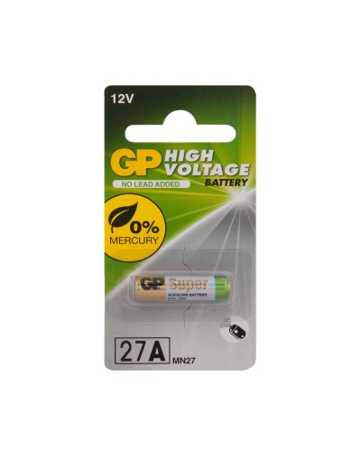 GP 27AF (GP 27AFRA-2C1), БЛИСТЕР. Высоковольтная батарейка 12В. GP Batteries в Сочи