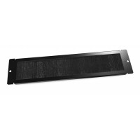 TCB-TTB-RAL9004. Панель с щеточным кабельным вводом. Hyperline