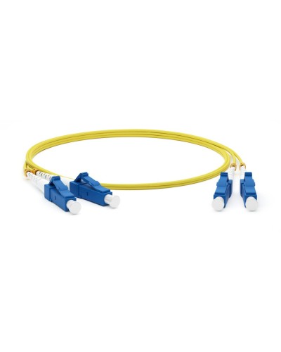 FC-D2-9-LC/UR-LC/UR-H-10M-LSZH-YL. Патч-корд волоконно-оптический одномодовый. Hyperline в Сочи