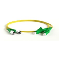 FC-D2-9-FC/AR-LC/AR-H-5M-LSZH-YL. Патч-корд волоконно-оптический одномодовый. Hyperline