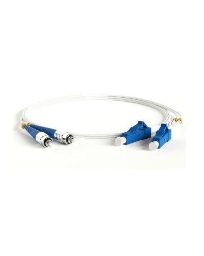 FC-D2-9A1-FC/UR-LC/UR-H-1M-LSZH-WH. Патч-корд волоконно-оптический FC-LC. Hyperline в Сочи