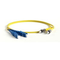 FC-D2-9A1-SC/UR-ST/UR-H-1M-LSZH-WH. Патч-корд волоконно-оптический ST-SC. Hyperline