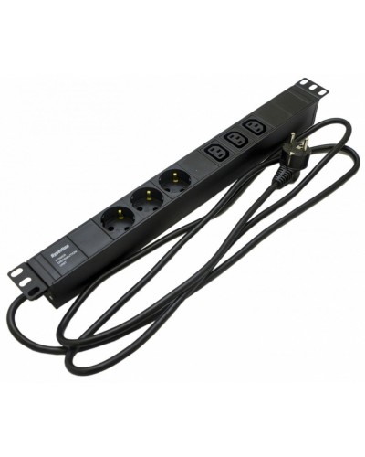 SHE19-3SH-3IEC-2.5EU. Блок розеток 19. Hyperline в Сочи