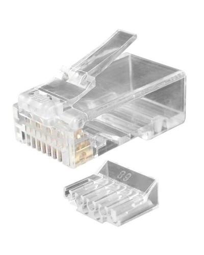 PLUG-8P8C-UV-C6-100 (100 шт). Разъем RJ-45. Hyperline в Сочи