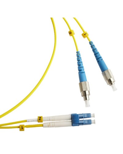 FC-D2-9-FC/UR-LC/UR-H-2M-LSZH-YL. Патч-корд волоконно-оптический FC/UPC-LC/UPC. Hyperline в Сочи