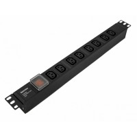 SHE19-8IEC-S-IEC. Блок розеток 19. Hyperline