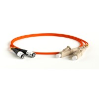 FC-D2-50-FC/PR-LC/PR-H-5M-LSZH-OR. Патч-корд волоконно-оптический многомодовый. Hyperline
