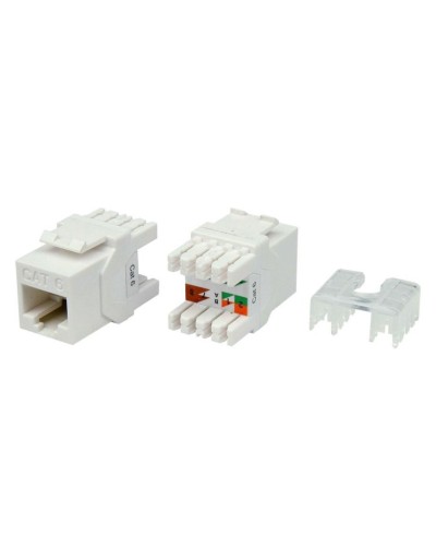 KJ8-8P8C-C6-180-WH. Вставка Keystone Jack RJ-45. Hyperline в Сочи