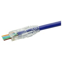 PLEZ-8P8C-UA-C5-100 (100 шт). Разъем RJ-45. Hyperline