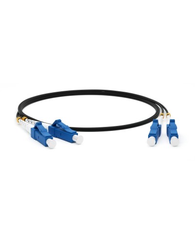 FC-D2-9-LC/UR-LC/UR-H-25M-LSZH-BK. Патч-корд волоконно-оптический одномодовый. Hyperline в Сочи