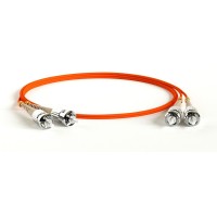 FC-D2-50-ST/PR-ST/PR-H-1M-LSZH-OR. Патч-корд волоконно-оптический многомодовый. Hyperline