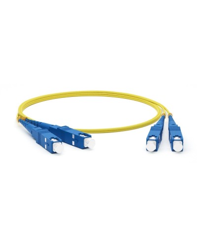 FC-D2-9-SC/UR-SC/UR-H-5M-LSZH-YL. Патч-корд волоконно-оптический одномодовый. Hyperline в Сочи