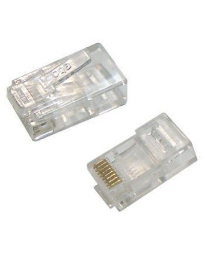 PLUG-8P8C-U-C5-100 (100 шт). Разъем RJ-45. Hyperline в Сочи