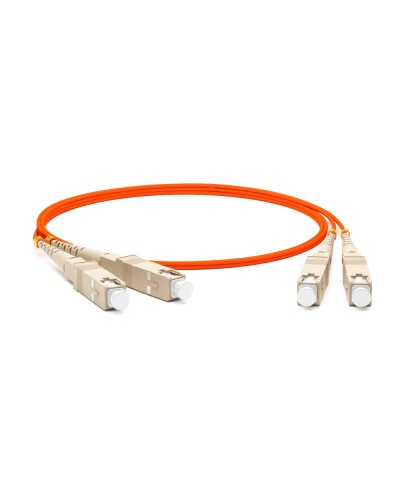 FC-D2-62-SC/PR-SC/PR-H-2M-LSZH-OR. Патч-корд волоконно-оптический многомодовый. Hyperline в Сочи