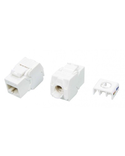 KJ8-8P8C-C6A-180-TLS-WH. Вставка Keystone Jack RJ-45. Hyperline в Сочи