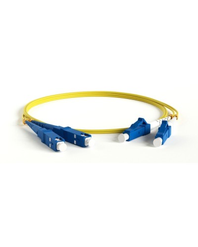 FC-D2-9A1-LC/UR-SC/UR-H-2M-LSZH-WH. Патч-корд волоконно-оптический LC-SC. Hyperline в Сочи