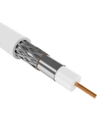 GENERICA RG6 CCS 75Ом FPE PVC белый (CC1-R6F1-111-300-G). Кабель коаксиальный омедненный. IEK в Сочи