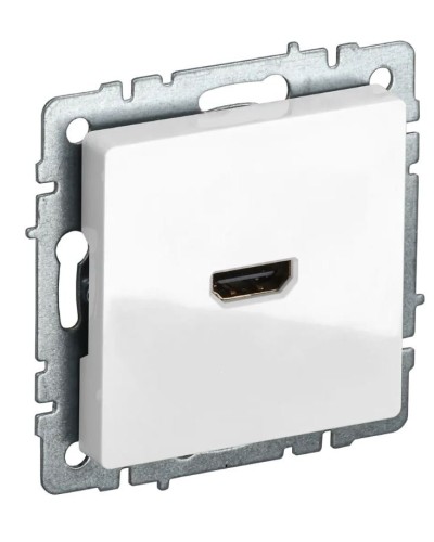 Розетка HDMI РHDMI-0-БрБ белая BRITE (BR-H10-K01). Розетка HDMI. IEK в Сочи