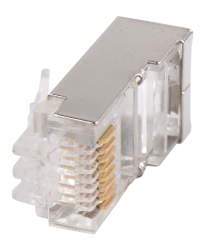 GENERICA Разъём RJ-45 FTP для кабеля кат. 5Е (20 шт) (CS3-1C5EF-G). Разъем RJ-45. IEK в Сочи