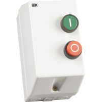 Контактор КМИ11260 12А в оболочке Ue=220В/АС3 IP54 (KKM16-012-220-00). Контактор. IEK