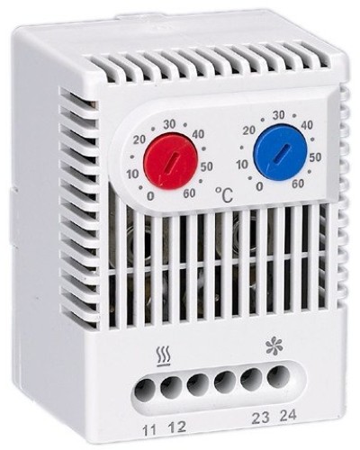 Термостат двухканальный от 0 до +60°C NO+NC (YCE-DTNO-NC-60). Термостат двухканальный. IEK в Сочи