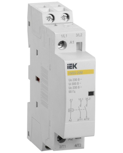 Контактор модульный КМ20-20М AC (MKK11-20-20). Контактор модульный. IEK в Сочи