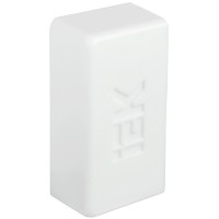 Заглушка 40х40 белая ELECOR (4 шт) (CKMP10D-Z-040-040-K01-R). Заглушка для кабель-канала. IEK