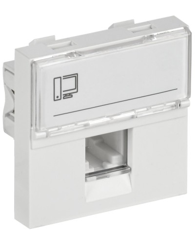 Розетка RJ45 кат.6 PRIMER РКИ-20-00-П-6 белый IEK (PR-KK40D-RI-0-2-1C06U-K01). Розетка RJ-45. IEK в Сочи