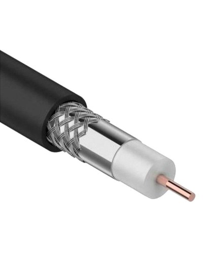 GENERICA RG11 CCS 75Ом FPE PVC черный (CC1-R1F1-119-300-G). Кабель коаксиальный омедненный. IEK в Сочи