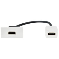 Розетка HDMI M/M PRIMER РКМ-10-00-П белый IEK (PR-KK40D-RH-0-1-K01). Розетка HDMI. IEK