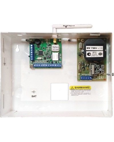 NV 1010c. Устройство оконечное объектовое приемно-контрольное c GSM коммуникатором. NAVIgard в Сочи