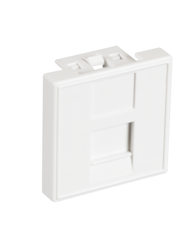 EC-IMF-1-WT-10 (10шт). Вставка 45x45 (Mosaic) для 1 модуля Keystone Jack. NETLAN в Сочи