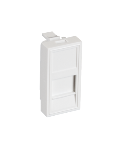 EC-IMH-1-WT-10 (10шт). Вставка 45x45 (Mosaic) для 1 модуля Keystone Jack. NETLAN в Сочи