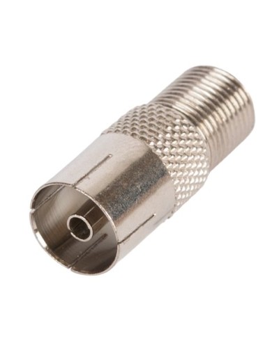 EC-CC-F-PAL-FM-MT-100 (100 шт). Адаптер для коаксиальных кабелей, F-тип-PAL-female. NETLAN в Сочи
