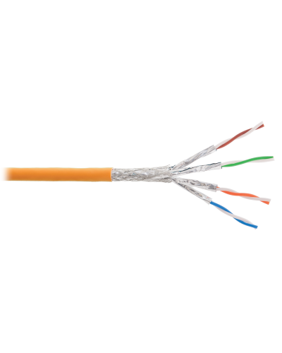S/FTP, 4pair, Cat.6a, Solid, In, LSZH (NKL 9355C-OR). Кабель «витая пара» (LAN) для структурированных систем связи. NIKOLAN в Сочи