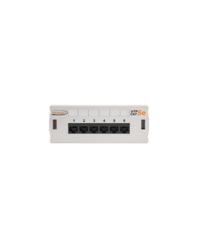 NMC-WP06UD2-GY. Патч-панель настенная 6 портов, Кат.5е. NIKOMAX в Сочи