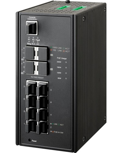 NIS-3500-3412PGE (64PY0804). Коммутатор управляемый с PoE. NSGate в Сочи