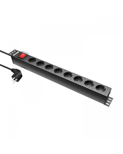 NTSS-PDU-DA2034 гор.размещ. 8xSchuko базовые 16A Schuko 1.8м. Блок розеток 19. NTSS в Сочи