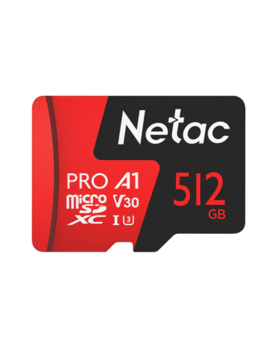 NT02P500PRO-512G-R. Карта памяти microSDXC, 512 ГБ, Class 10. Netac в Сочи