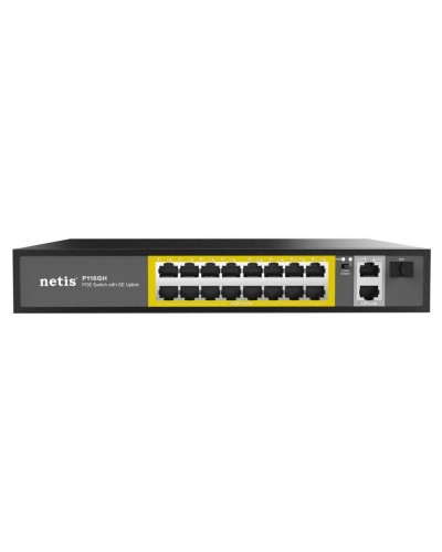 Netis P116GH. Коммутатор сетевой PoE неуправляемый. Netis в Сочи