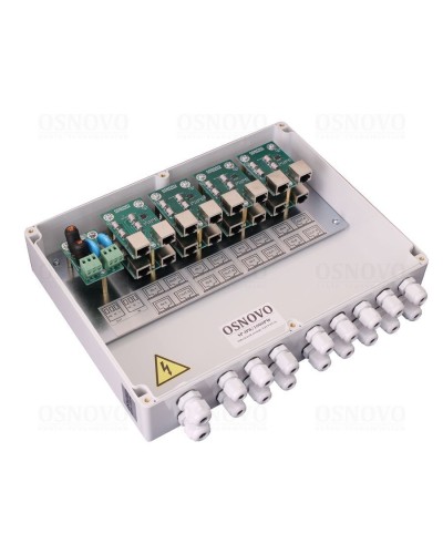 SP-IP8/1000PW. Устройство грозозащиты цепей Ethernet. OSNOVO в Сочи