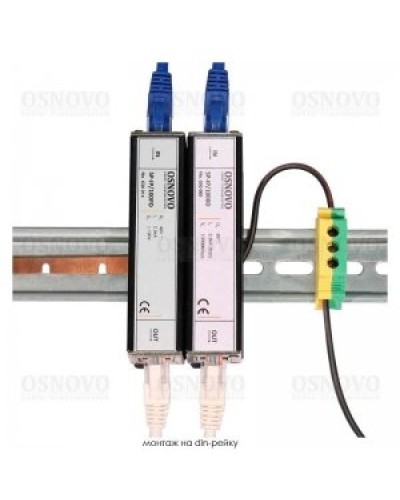 SP-IP/1000D. Устройство грозозащиты цепей Ethernet. OSNOVO в Сочи
